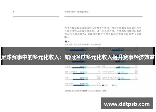 足球赛事中的多元化收入：如何通过多元化收入提升赛事经济效益
